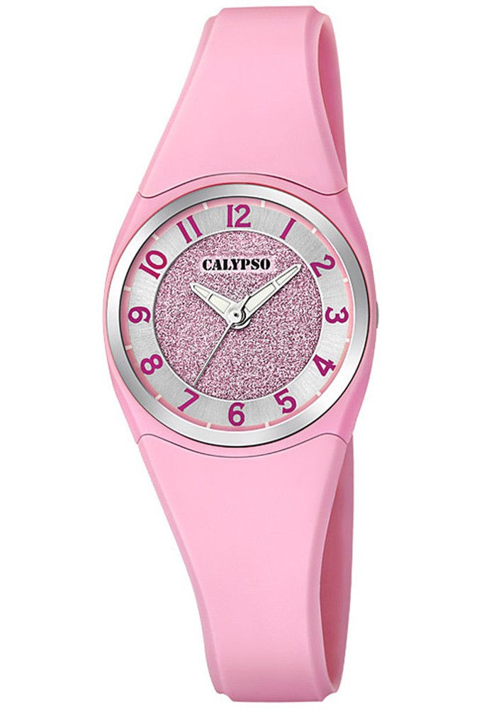 Orologio Calypso Digitale Crono Sveglia Allarme Bambina 10ATM Fuxia