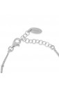 Collana Dvccio Girocollo Argento Stella Lettera G Smalto Bianco PH7Q5FM