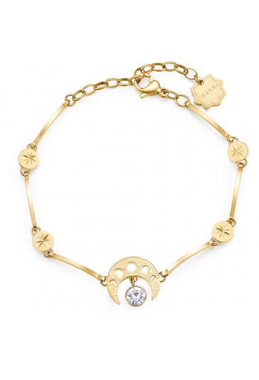 Bracciale Brosway Chakra Acciaio Gold Luna Crescente BHKB015