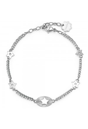 Bracciale Brosway Chakra Acciaio Stelle Cristalli BHKB025