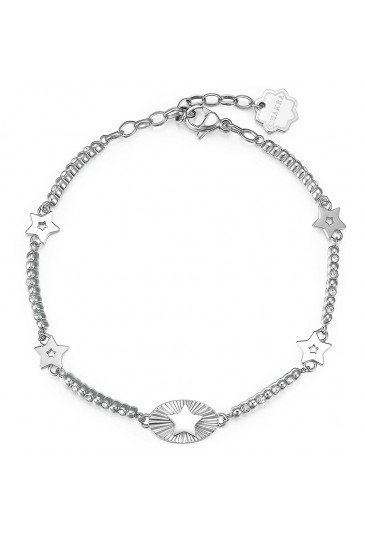 Bracciale Brosway Chakra Acciaio Stelle Cristalli BHKB025