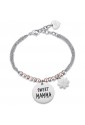 Bracciale Luca Barra Acciaio Sweet Mamma BK2047