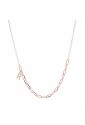 Collana Dvccio Argento Rosa Diva Lettera R Pietre Bianche XQSN4FM