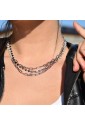 Collana Dvccio Argento Silver Diva Lettera P Pietre Nere Q167DFM