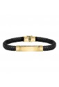 Bracciale Sector Uomo Nero Gold Bandy SZS84