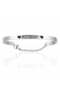 Bracciale Luca Barra Acciaio Incisione Best Friends Donna BK2103