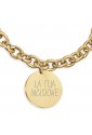 Bracciale Luca Barra Acciaio Gold Donna BK2078