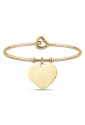 Bracciale Luca Barra Acciaio Gold Cuore Donna BK2121