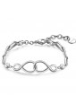 Bracciale Brosway Ribbon Infinito Acciaio Cristalli BBN25