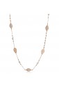 Collana Broswey Tailor Acciaio Rose Gold Elementi Traforati Cristalli Crystal BIL04