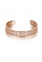 Bracciale Rigido Broswey Tailor Acciaio Rose Gold Traforato BIL12A