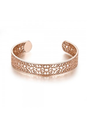 Bracciale Rigido Broswey Tailor Acciaio Traforato Rose Gold BIL12B