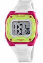 Orologio Calypso Digitale Multifunzione Bianco Fuxia Verde Bambina K5813/1