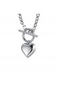 Collana Girocollo Charms Cuori Acciaio Luca Barra CK1645