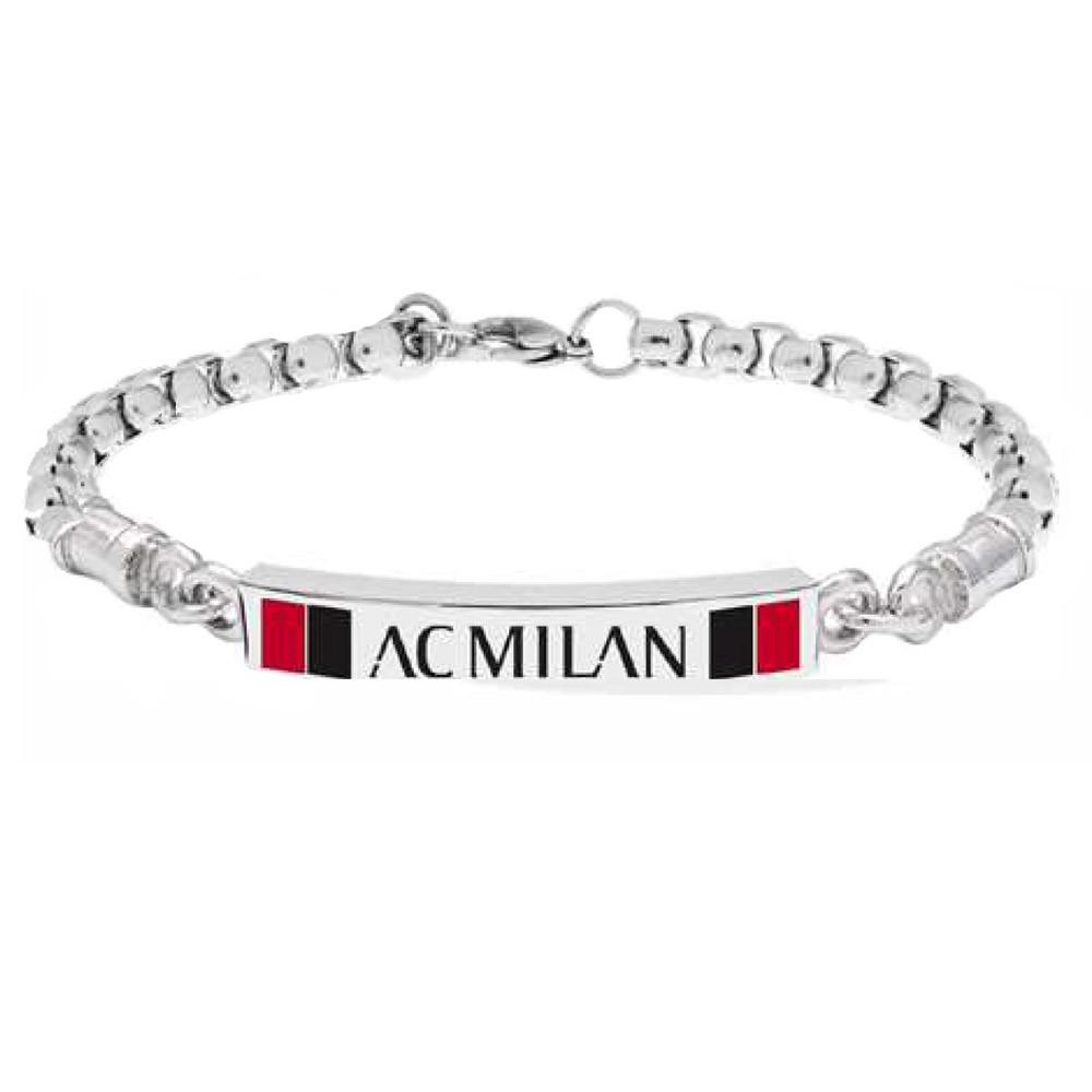 Bracciale Milan Squadra Calcio Prodotto Ufficiale Acciaio Lowell