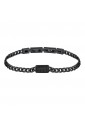 Bracciale Uomo Ink Acciaio Nero Zirconi Neri Brosway BIK116