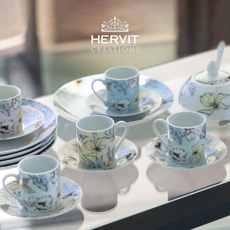 Hervit – Set tazzine verdi Blooms