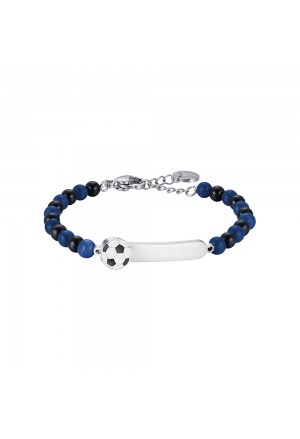 Bracciale Luca Barra Acciaio Pallone JB111