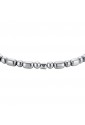 Bracciale Luca Barra Acciaio Ematite Silver BA1600