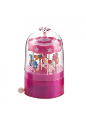 Carillon Giostra Musica Baby Rosa Acca 362PL.32