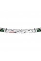 Bracciale Sector Acciaio Ceramica Verde Lunghezza 22cm Uomo SAFR39