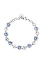 Bracciale Brosway Symphonia Acciaio Cristalli Celeste Light Sapphire BYM166