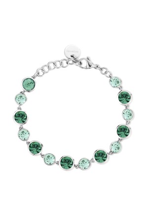 Bracciale Brosway Symphonia Acciaio Cristalli Verde BYM167