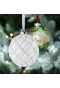 Sfera Vetro Trasparente Chester Diametro 8cm Decorazione Natale Hervit 27591