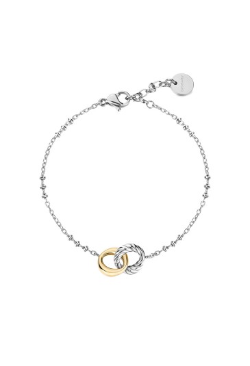 Bracciale Brosway Amy Ciondolo Doppio Cerchio Acciaio BAY11