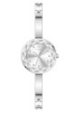 Orologio Donna Quadrante Bianco Cristalli Acciaio Anallergico Luca Barra BW388