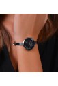 Orologio Donna Quadrante Nero Cristalli Acciaio Anallergico Luca Barra BW389