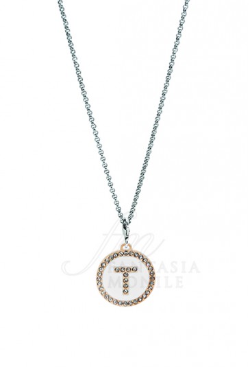 Collana Dvccio Duccio Iniziale Nome Lettera L Lettering Donna Fashion