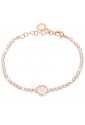 Bracciale Tennis Donna Rose Smalto Bianco Cristalli Lettera M Dvccio K0XHIFM