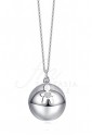 Collana Lady Charm Chiama Angeli Bambino Acciaio Cristalli Luca Barra CK770